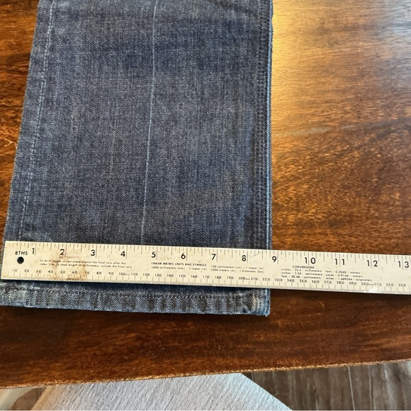 7 For All Mankind Dark Blue Bootcut Jeans Y2K, Vintage Inspired - Picture 6 of 8